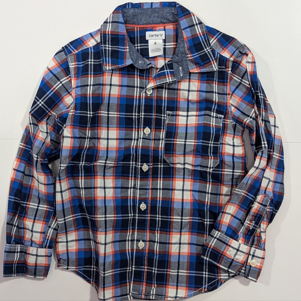 Carter's Cotton Long Sleeve Button Down shirt